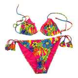 4Giveness Costume Model Slip Solid Color With Multicolor Triangle Pattern For Girls