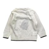 Daniele Alessandrini Plain Sweater With Contrasting Trim Cream For Newborn
