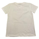 BALMAIN t-shirt girocollo tinta unita cn logo Bianco per Bambino BS8P41 BIANCO BALMAIN 