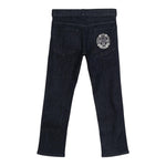 DOLCE & GABBANA jeans tinta unita con girovita regolabile Blu per Bambino L42F59 BLU DOLCE & GABBANA 