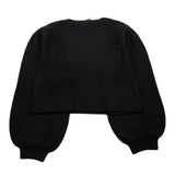 MONNALISA maglia girocollo tinta unita Nero per Bambina 496600 NERO MONNALISA 