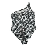Diesel One Piece Swimsuit Solid Color Logo White For Girls