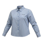 Trussardi Camicia Tinta Unita con Fantasia A Righe per Bambino TGP26046CA AZZURRO TRUSSARDI 