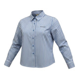 Trussardi Camicia Tinta Unita con Fantasia A Righe per Bambino TGP26046CA AZZURRO TRUSSARDI 