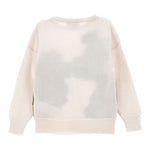 MONNALISA maglia girocollo tinta unita con stampa Beige per Bambina 19D615X BEIGE MONNALISA 