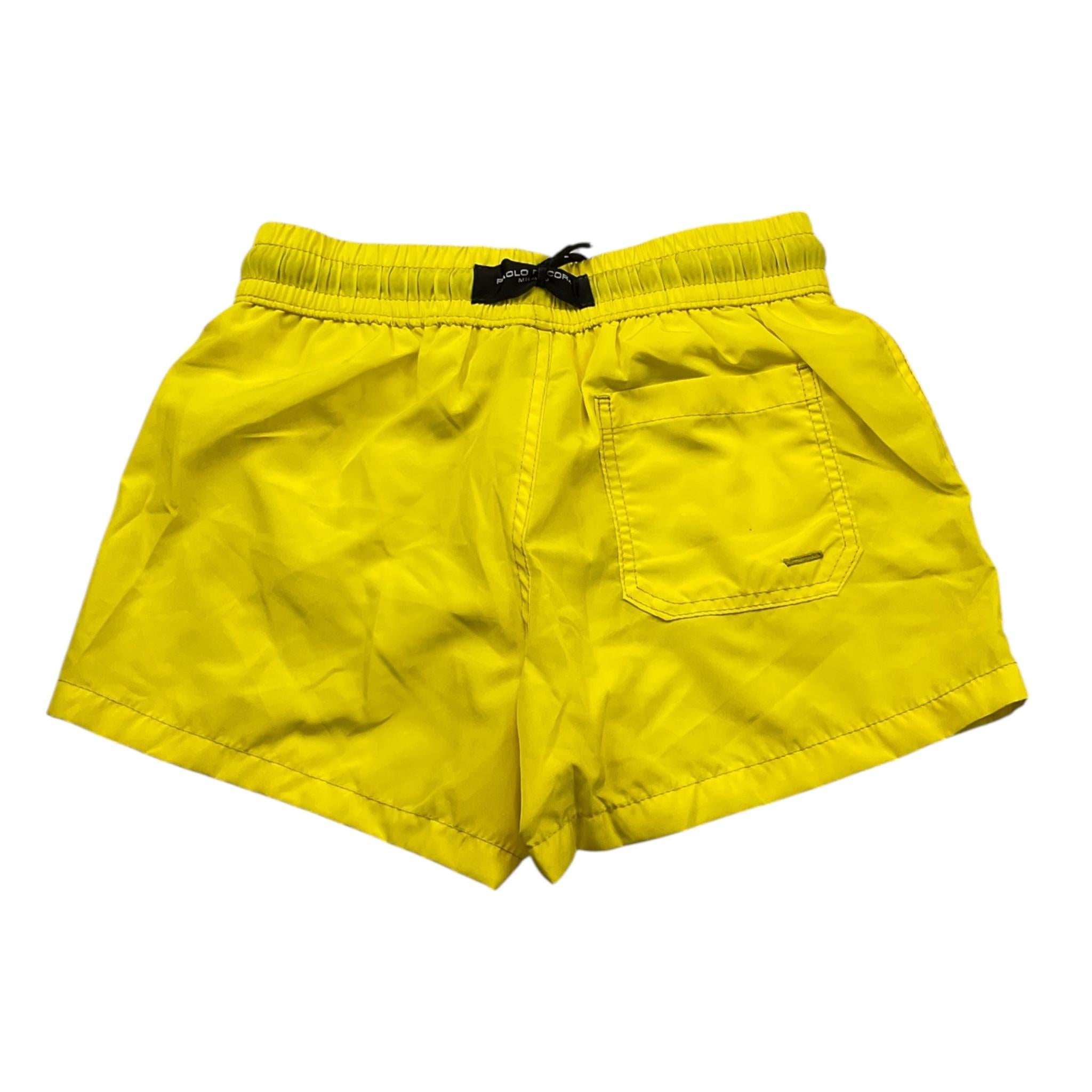 Paolo Pecora Costume Modello Boxer Tinta Unita  per Bambino PP2001 GIALLO PAOLO PECORA 
