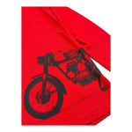 DUCATI shirt girocollo tinta unita con stampa Rosso per Bambino G7626 ROSSO DUCATI 