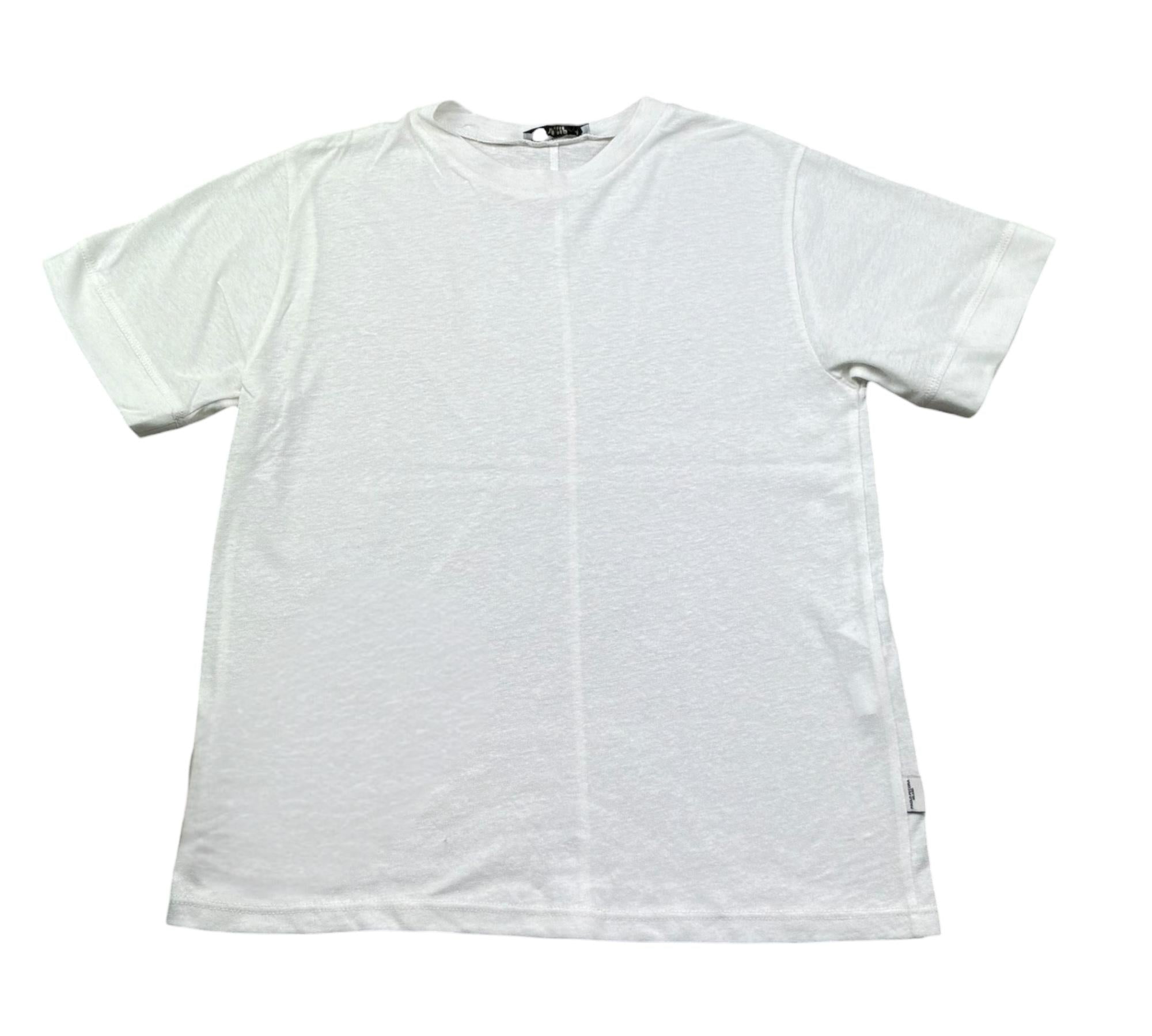 Paolo Pecora T-Shirt Girocollo Tinta Unita per Bambino PP4368 BIANCO PAOLO PECORA 