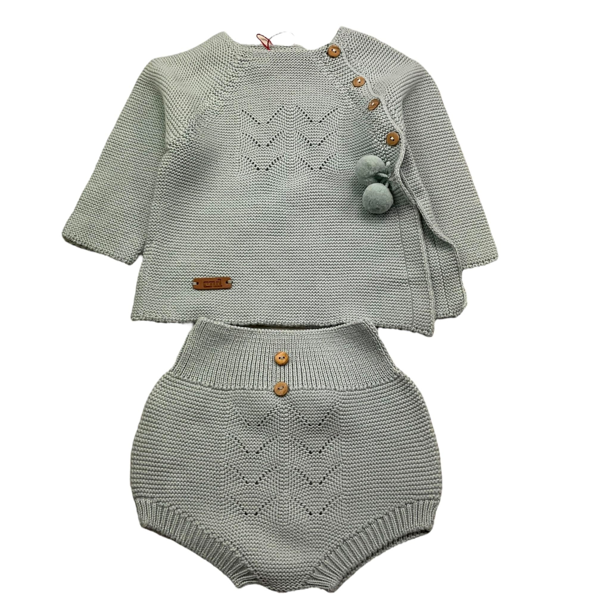 WEDOBLE completo 2 pezzi maglia-culotte tinta unita Azzurro per Neonato 928483 AZZURRO WEDOBLE 