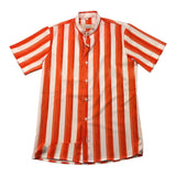 Louis Dieudonne' Two-Tone Striped Fantasy Costume White/Orange For Children