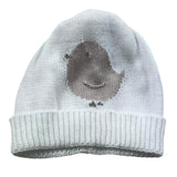 Baby Lord Plain Hat With Contrast Print Cream For Newborn