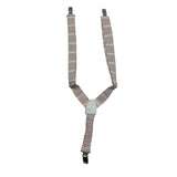 Le Bebe' Bretelle Tinta Unita con Fantasia per Neonato LBB5396 BISCOTTO LE BEBE' 