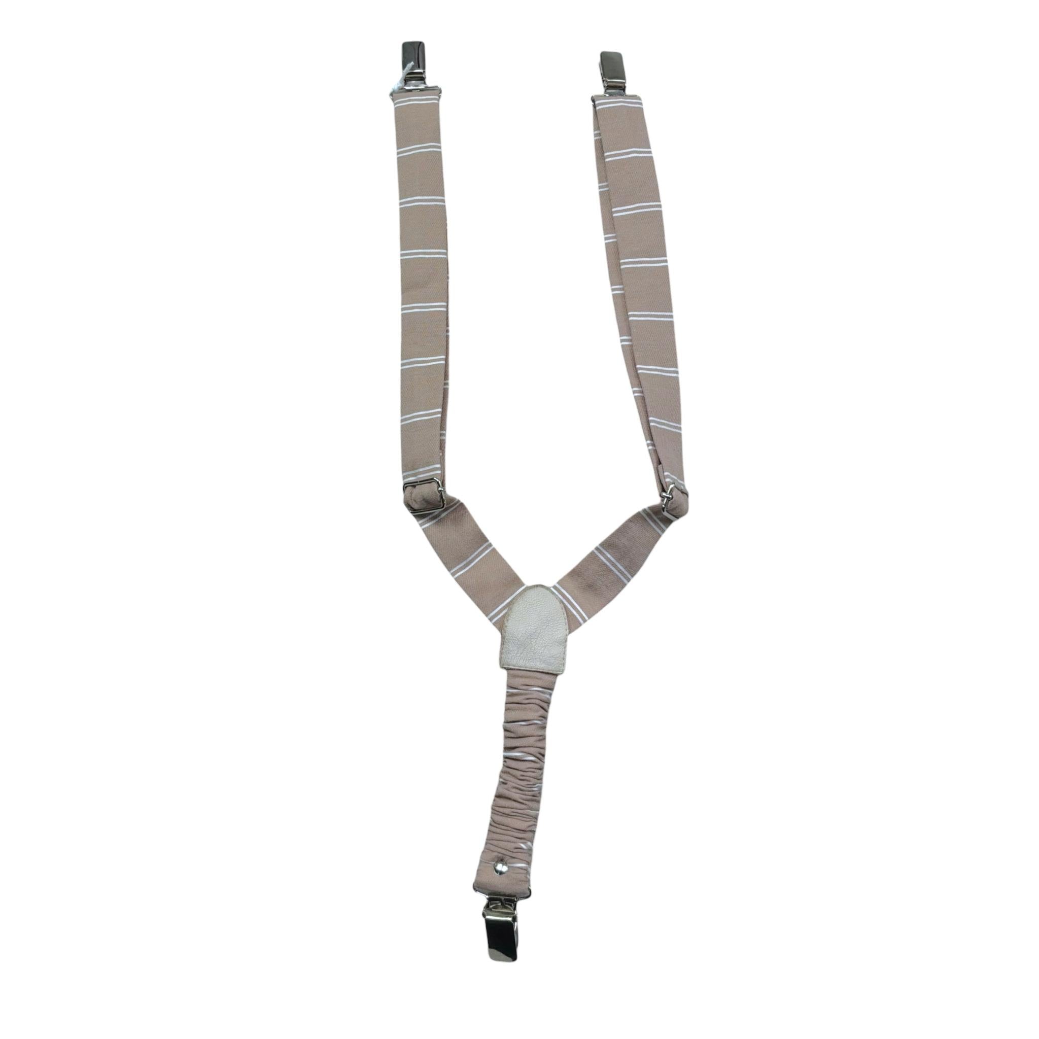 Le Bebe' Bretelle Tinta Unita con Fantasia per Neonato LBB5396 BISCOTTO LE BEBE' 