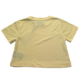 t.shirt girocollo tinta unita con stampa TGP26004TS GIALLO TRUSSARDI 