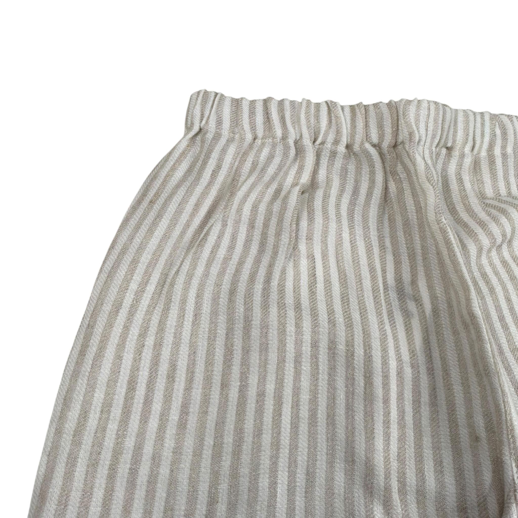 Il Gufo Pantalone Fantasia A Righe con Elastico In Vita per Bambina P25PL451L1018X BEIGE IL GUFO 