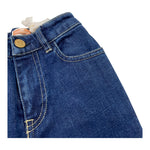 ELISABETTA FRANCHI jeans tinta unita con logo Blu per Bambina EFPA125 BLU ELISABETTA FRANCHI 