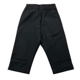 DANIELE ALESSANDRINI pantalone tinta unita con logo Nero per Bambino 1291P00043JXX NERO DANIELE ALESSANDRINI 