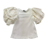 Fun & Fun T-Shirt Gircollo Tinta Unita per Bambina FBTS01325 BIANCO FUN & FUN 