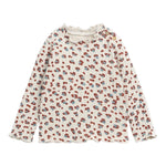 PLAY UP shirt tinta unita con fantasia maculata Panna per Bambina PA022AP11005 PANNA PLAY UP 