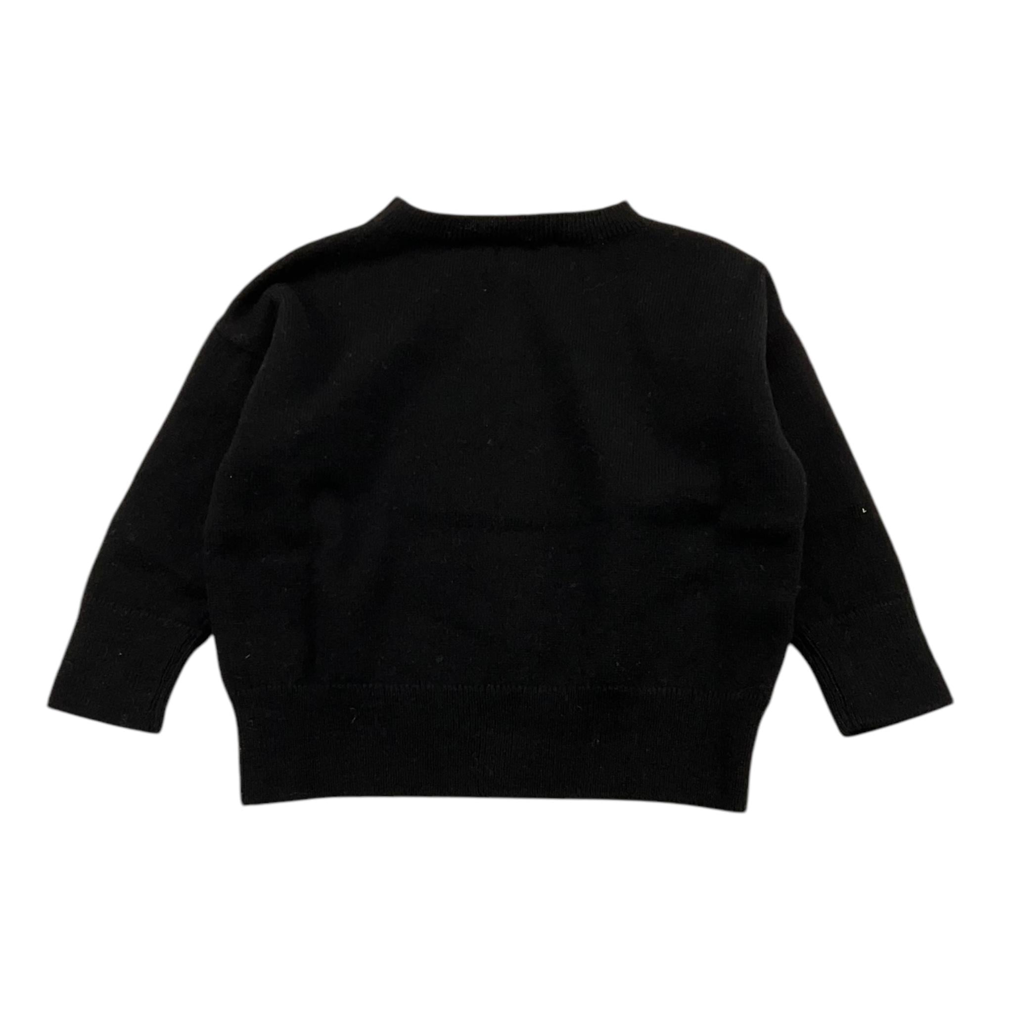 JURTA maglia girocollo tinta unita  Nero per Neonato WG407N NERO JURTA 