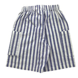 Babe & Tess Bermuda Bicolore Fantasia A Righe per Neonato 24518021 BIANCO/BLU BABE & TESS 