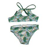 Miranda Costume 2 Pcs Band-Brief Blue for Girls