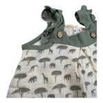 Calamaro Completo 2 Pezzi Camicia-Culotte per Neonata 17720 VERDE CALAMARO 
