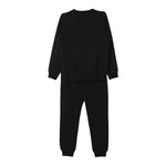ICEBERG completo 2 pezzi felpa-pantalone tinta unita Nero per Bambino HUK040 NERO ICEBERG 