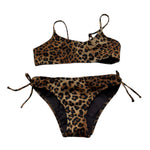 Saint Barth Costume 2 Pezzi Fascia-Slip per Bambina 00190L MARRONE SAINT BARTH 