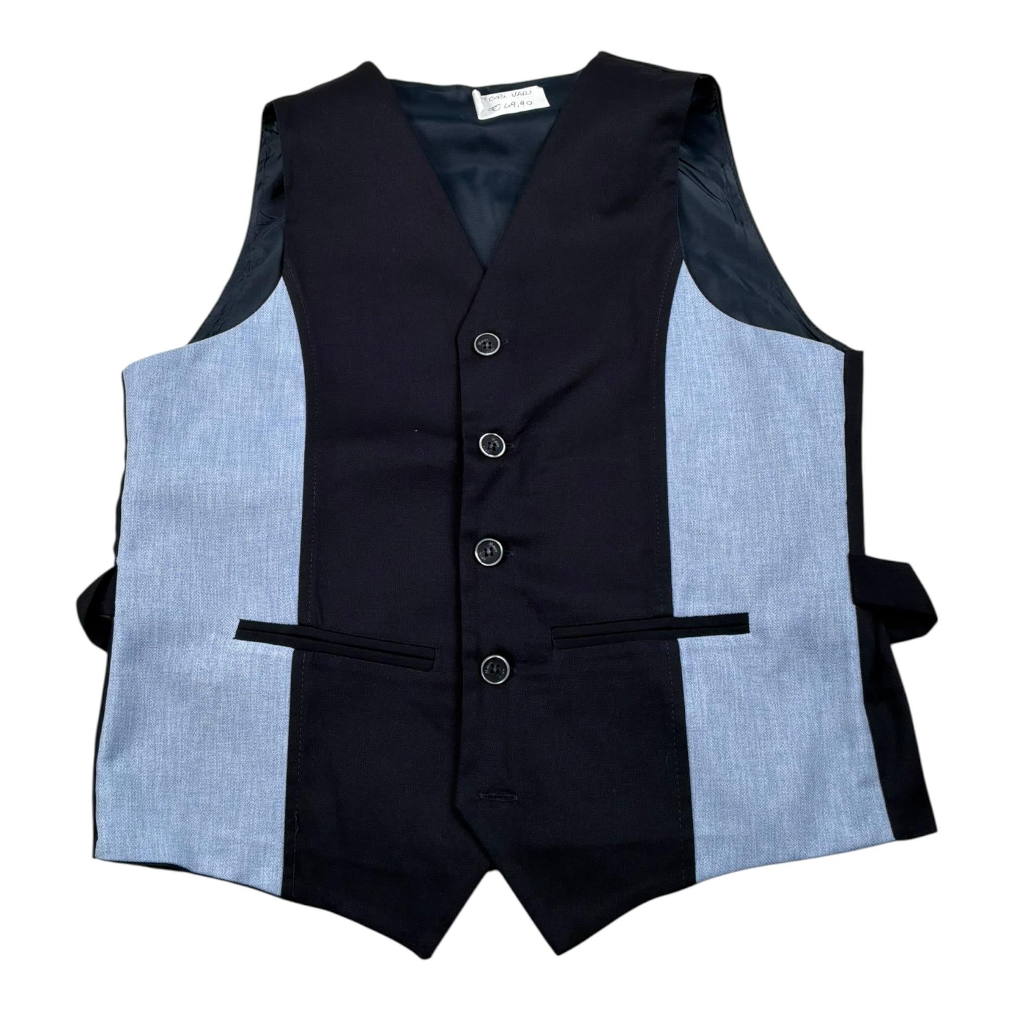 Mai'S Kids Gilet Bicolore con Bottoni per Bambino EEIIE BLU MAI'S KIDS 