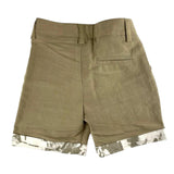 Cesare Paciotti Bermuda Solid Color with Adjustable Waist Beige for Boys