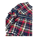 MIRANDA abito manica lunga fantasia scozzese Blu per Bambina 360250V BLU MIRANDA 