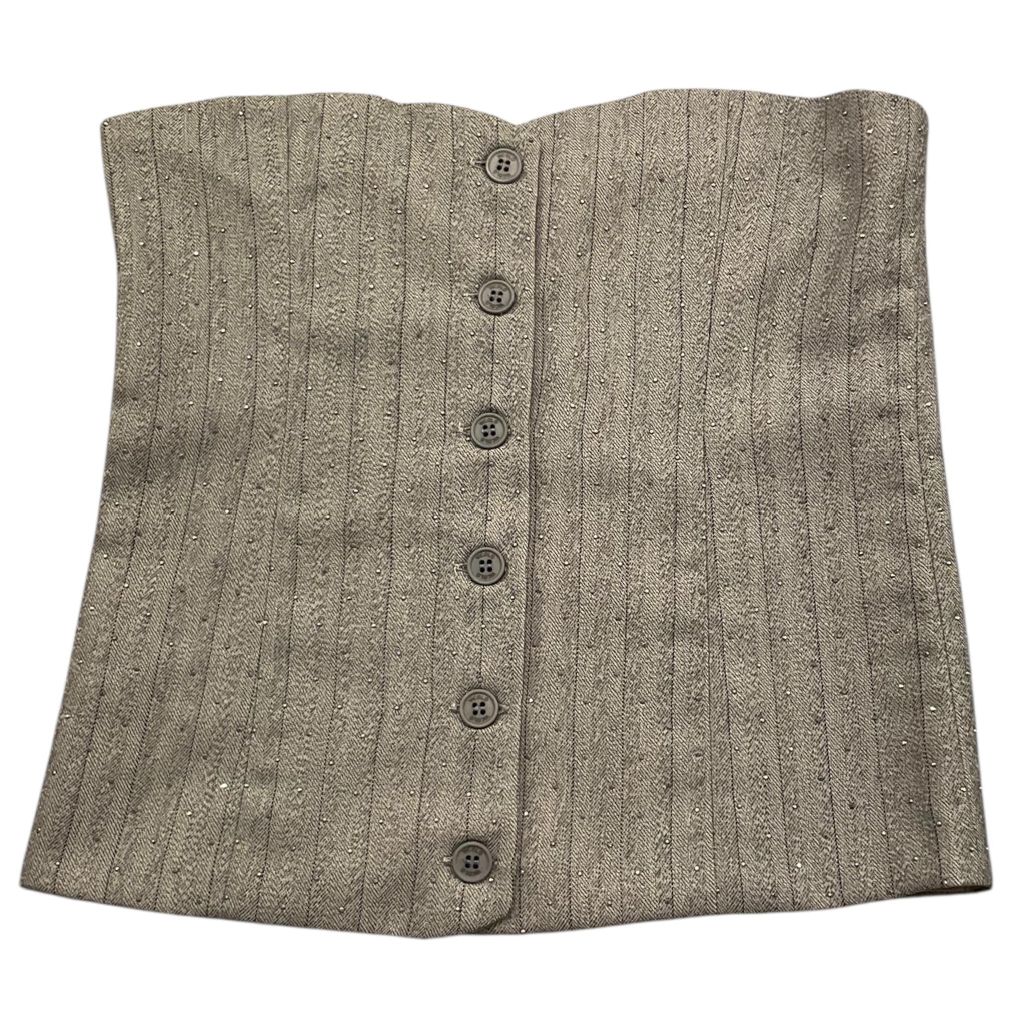 VICOLO top tinta unita con brillantini Grigio per Neonata 3141TOP00074 GRIGIO VICOLO 