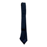 Byblos Solid Color Micro-Pattern Blue Tie For Boys