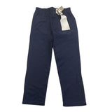 Cesare Paciotti Solid Color Trousers With Elastic Waistband Blue For Boys