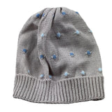 Baby Lord Plain Hat With Beige Embroidery For Newborn