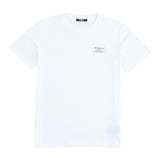 Balmain T-Shirt Crew Neck Solid Color With White Logo Print For Boys