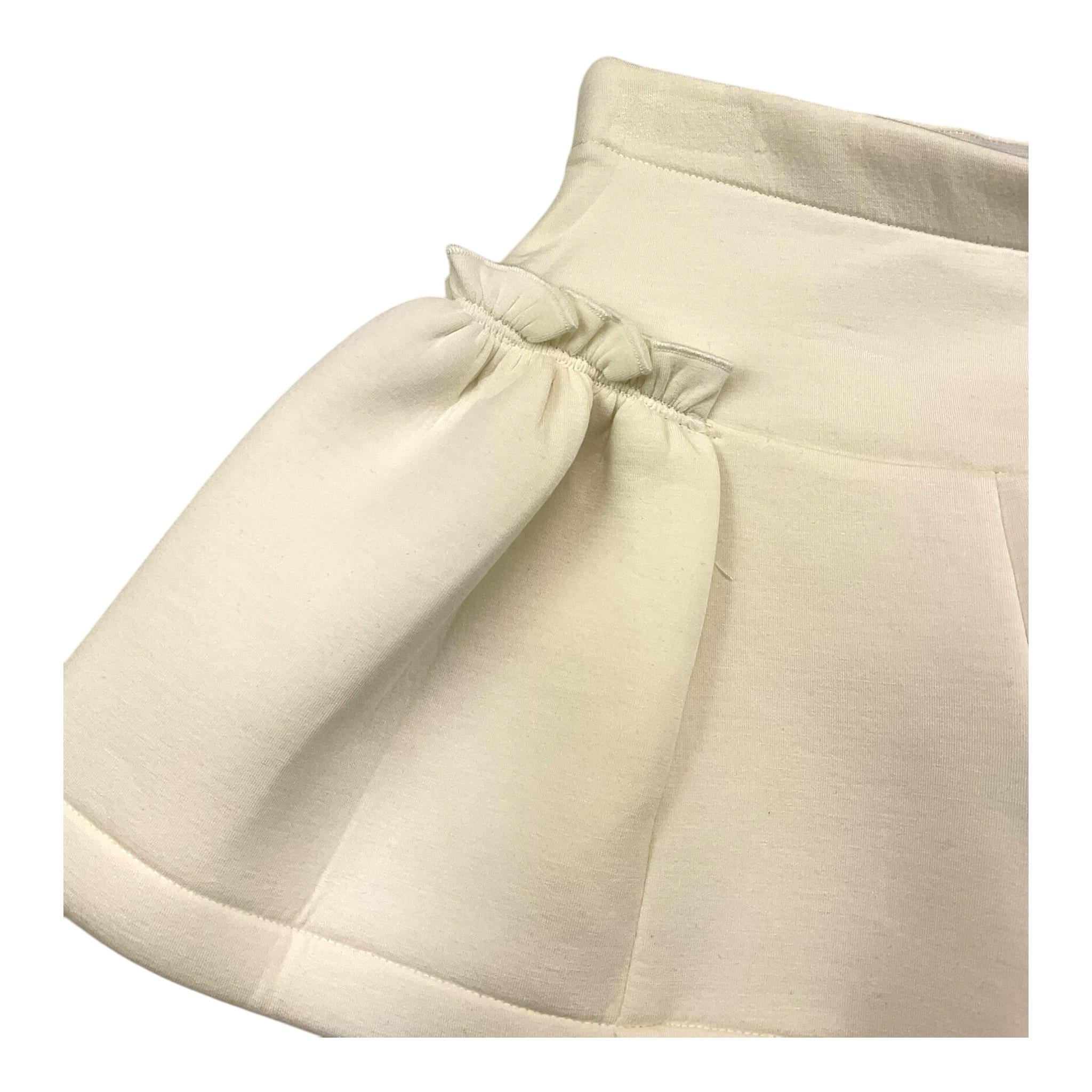 LIU JO gonna tinta unita con fiocco in contrasto Panna per Neonata KF4140N PANNA LIU JO 