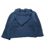 YOEDU cardigan tinta unita con cappuccio Blu per Neonato 9508 BLU YOEDU 