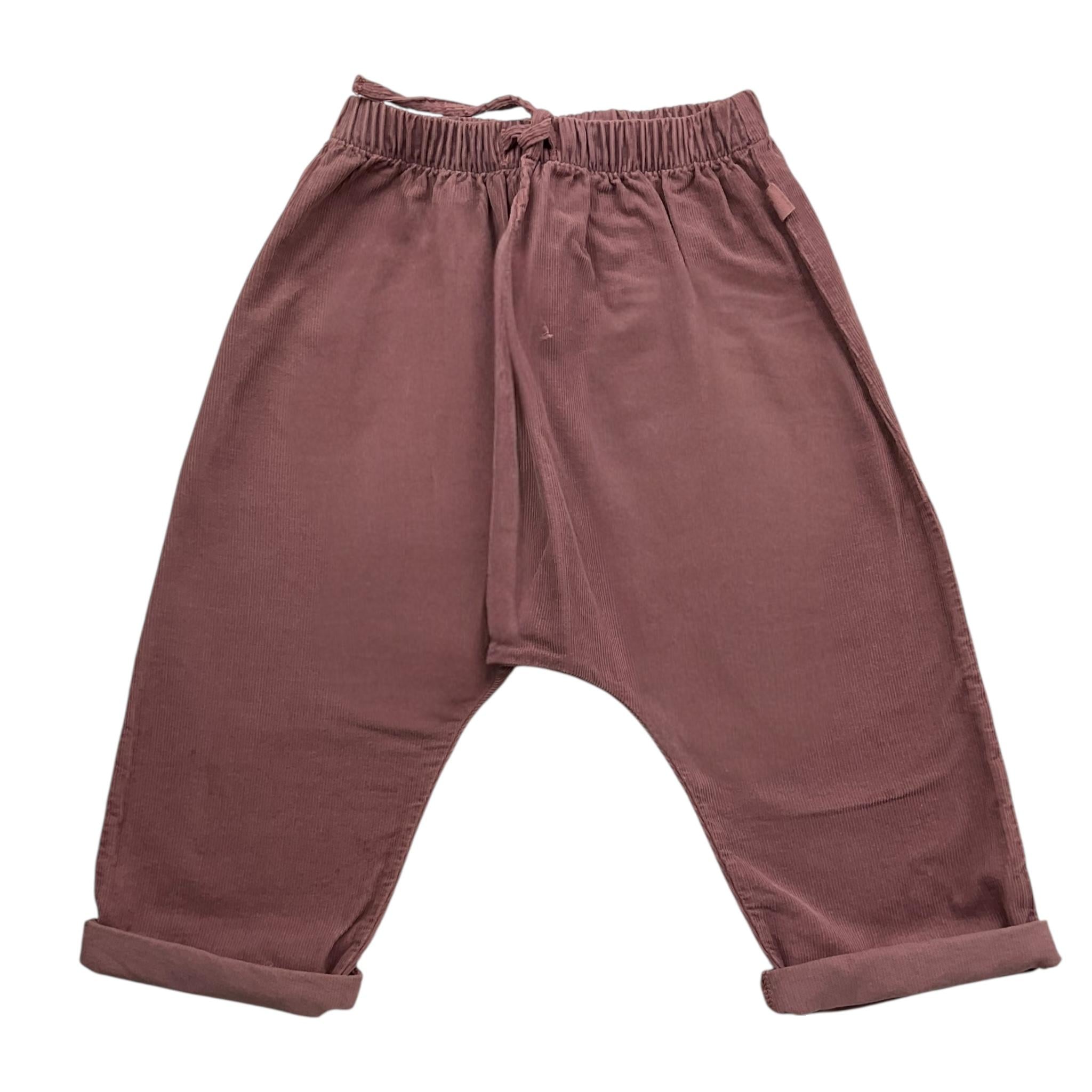TEDDY E MINOU pantalone tinta unita con elastico in vita Viola per Bambina I24PT007V6014J VIOLA TEDDY E MINOU 