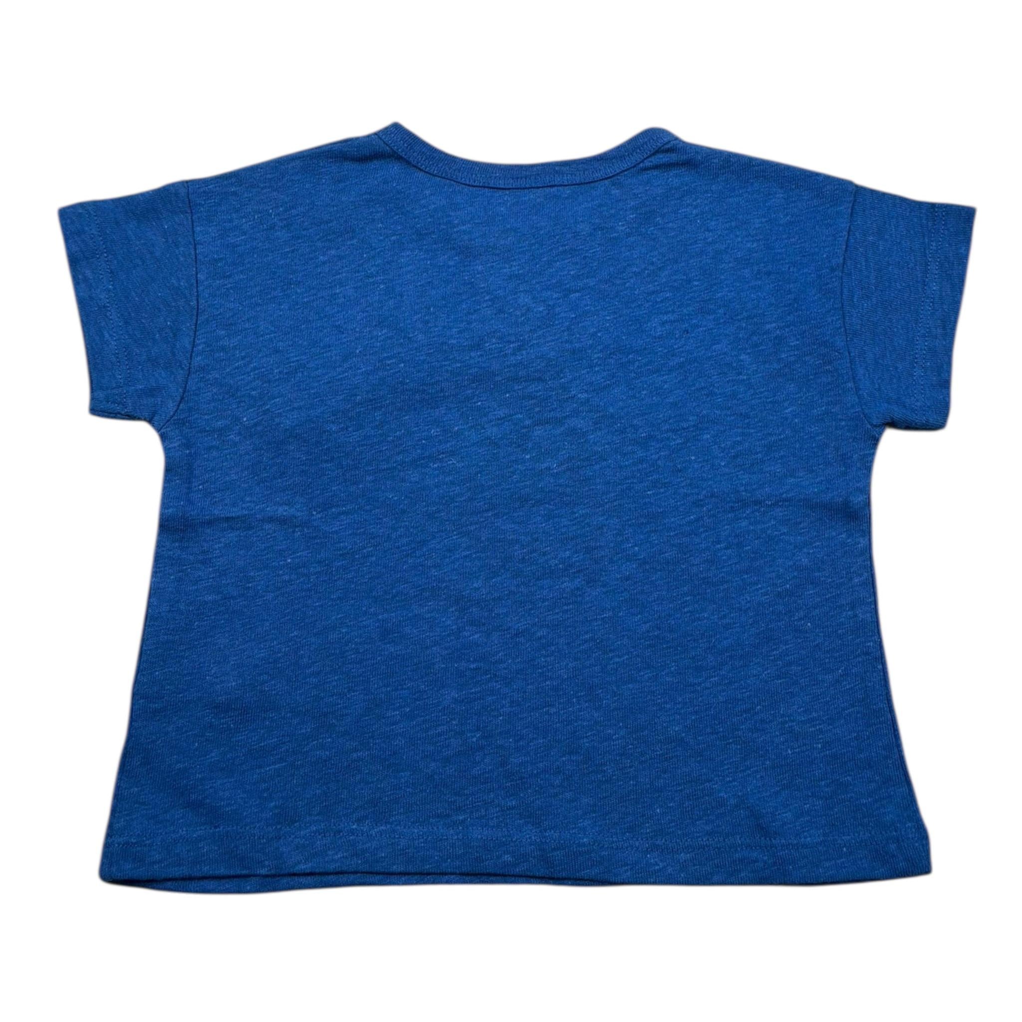 Play Up T-Shirt Girocollo Tinta Unita per Neonato PA011AQ11150 BLU PLAY UP 