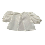 La Stupenderia coprispalleTinta Unita con Trasparenze per Bambina CJGH84 BEIGE LA STUPENDERIA 
