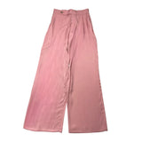 Fun &amp; Fun Solid Color Palazzo Pants With Elastic Waist Pink For Girls
