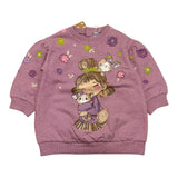 MAYORAL felpa girocollo tinta unita con stampa Viola per Neonata 2922 VIOLA MAYORAL 