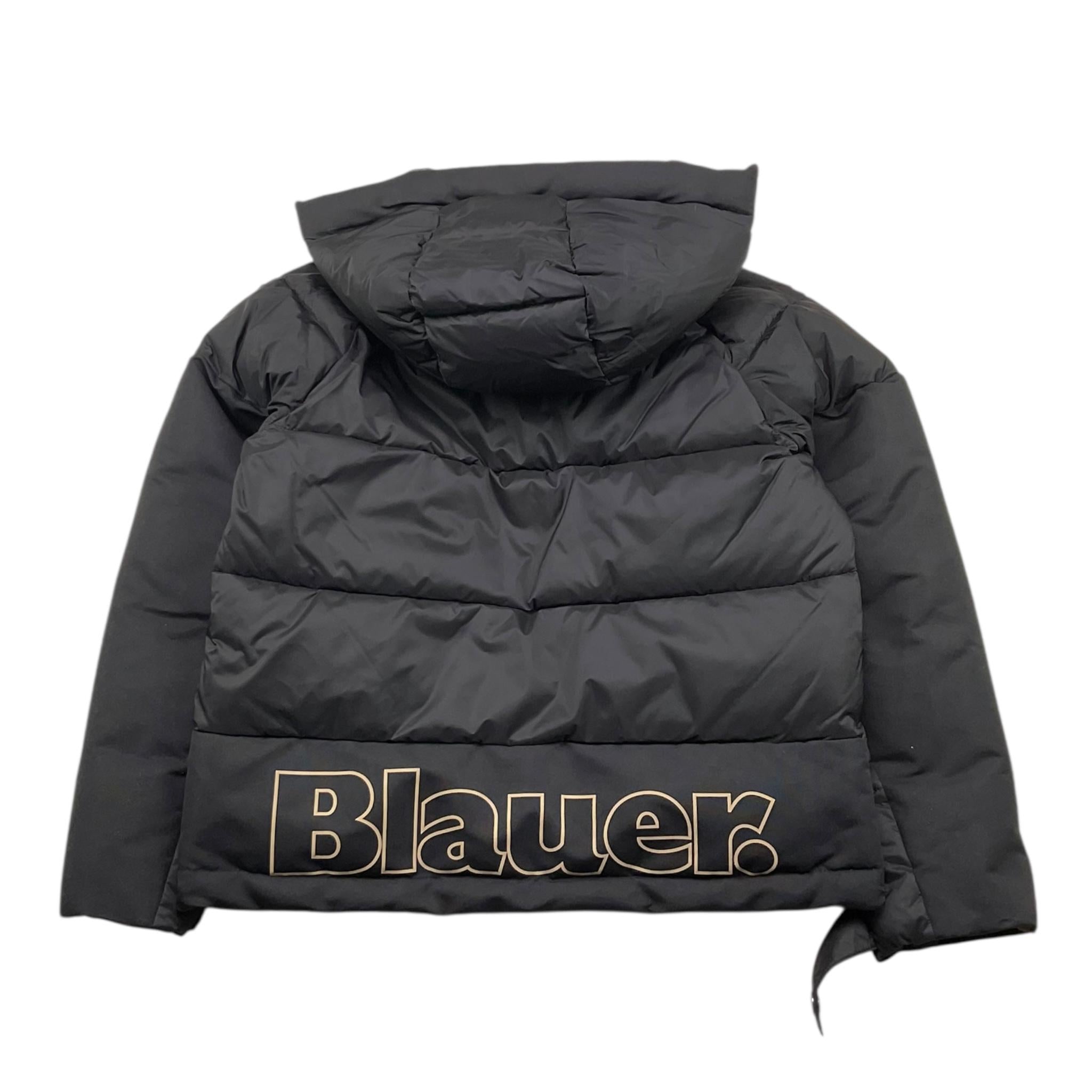 BLAUER giubbino tinta unita cn cappuccio Nero per Bambino 24WBLKC02492 NERO BLAUER 