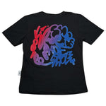 Shoe T-Shirt Girocollo tinta unita con Logo Nero per Bambino SHSS25B102 NERO SHOE 