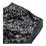 DONDUP short con paillettes tinta unita Nero per Bambina DFBE022 NERO DONDUP 