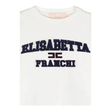 ELISABETTA FRANCHI t-shirt girocollo tinta unita con stampa Bianco per Bambina EFTS220 BIANCO ELISABETTA FRANCHI 