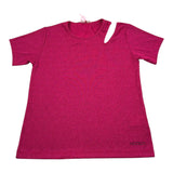 Vicolo T-Shirt tinta unita Brillantinata Fuxia per Bambina 3146M00124 FUXIA VICOLO 