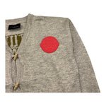 JOHN RICHMOND cardigan tinta unita con stampa Grigio per Bambino RBA25064CD GRIGIO JOHN RICHMOND 